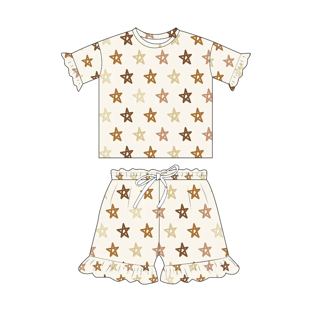Stars | Two-Piece Short Sleeve Pajama Set